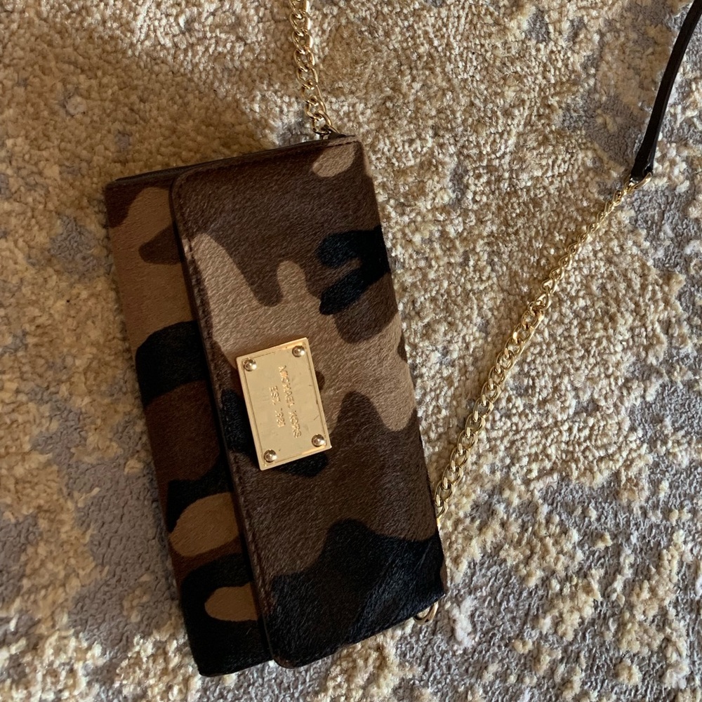 Camouflage MK Michael Kors handbag